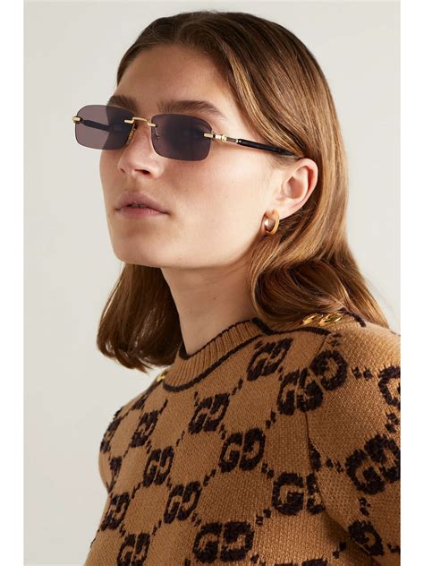 gucci sunglasses rectangular frame